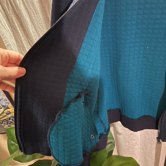 Quilted Rib Trim Bomber Jacket - T by Talbot's - MED - Picture 9 of 9